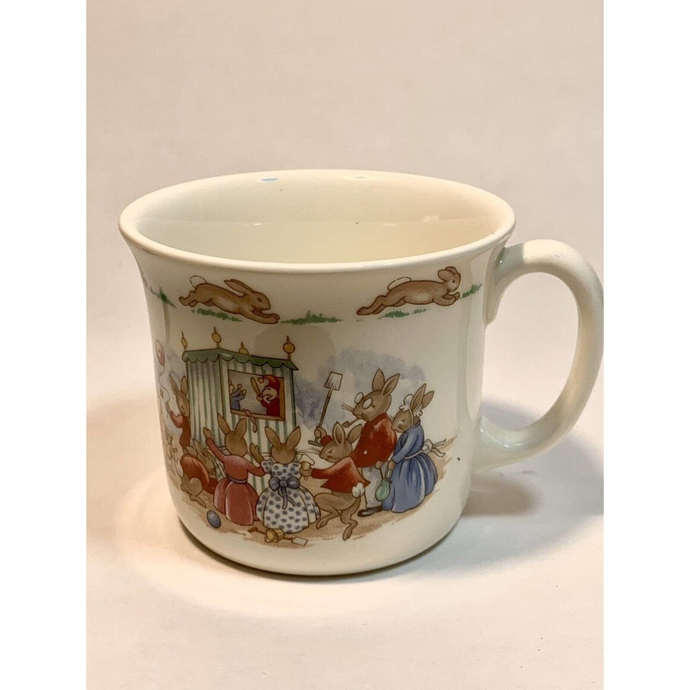 Royal Doulton Bunnykins Seaside Punch & Judy Mug (D3) Fine Bone China